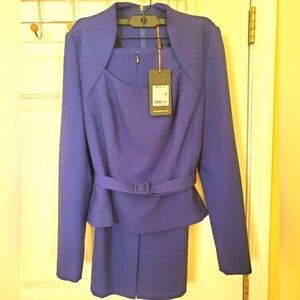 BGL Skirt set (NWT), Blue, US Size 8